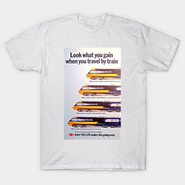 British Rail Inter City HST poster T-Shirt by Random Railways